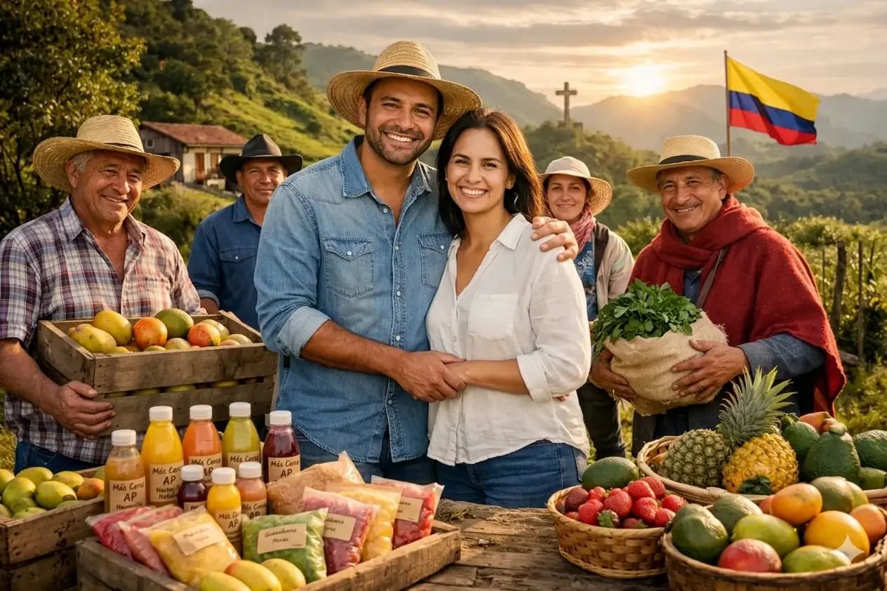 Fundadoras de Mas Cerca AP en su bodega de producción en Chía, Cundinamarca